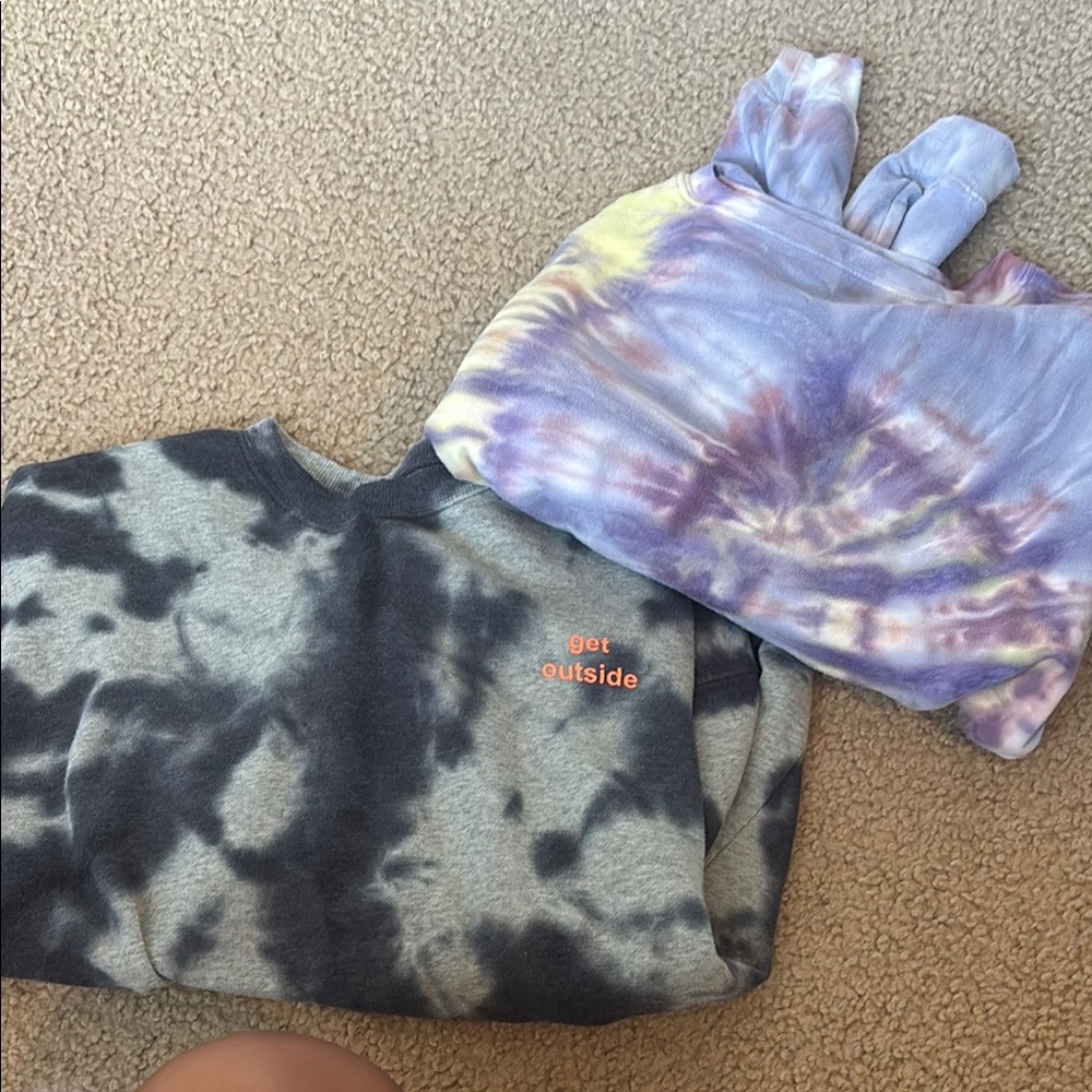 Tie-Dye Kids Sweatshirt Set